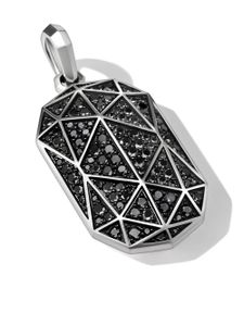 David Yurman pendentif en argent sterling serti de diamants