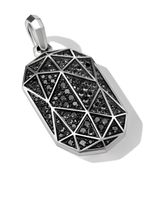 David Yurman pendentif Torqued Faceted en argent sterling (47,9 mm)