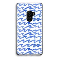 Blauwe golven: Xiaomi Mi Mix 2 Transparant Hoesje
