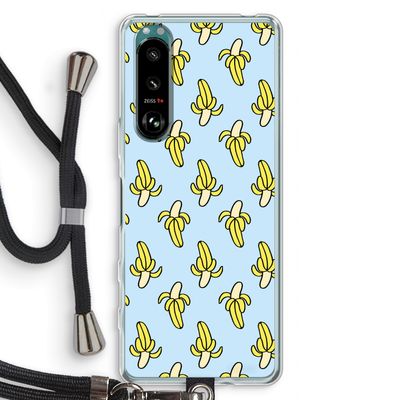 Bananas: Sony Xperia 5 III Transparant Hoesje met koord