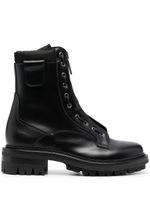 DSQUARED2 bottines en cuir à fermeture zippée - Noir