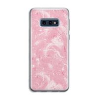 Abstract Painting Pink: Samsung Galaxy S10e Transparant Hoesje