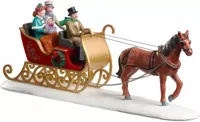 Lemax victorian sleigh ride kerstdorp tafereel Caddington Village 2020