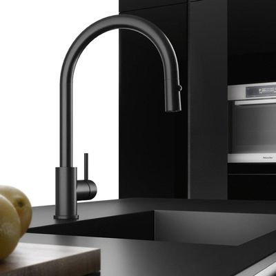 Hotbath Fellow keukenmengkraan met uittrekbare handdouche mat wit FKM14WH