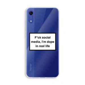 I'm dope: Honor Play 8A Transparant Hoesje