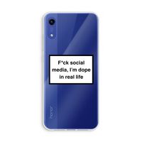 I'm dope: Honor Play 8A Transparant Hoesje
