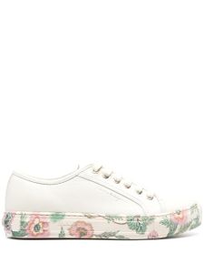 Ferragamo baskets à semelle à fleurs - Tons neutres