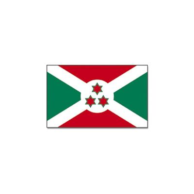Vlag Burundi van 90 x 150 cm - feestartikelen - Landen thema supporters