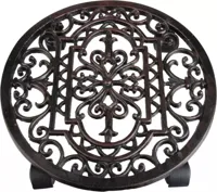 Esschert Design plantentrolley rond gietijzer 29,1 cm