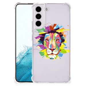 Samsung Galaxy S22 Plus Stevig Bumper Hoesje Lion Color