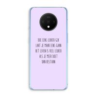 Gek: OnePlus 7T Transparant Hoesje