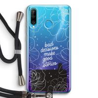 Good stories: Huawei P30 Lite Transparant Hoesje met koord