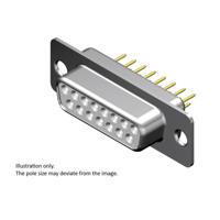 Molex 1731090120 D-sub connector Aantal polen: 50 Soldeerpennen 1 stuk(s)