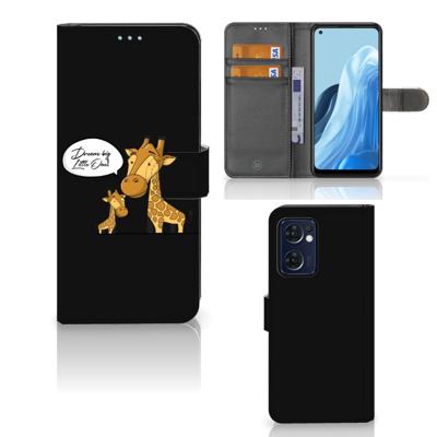 OPPO Find X5 Lite | Reno 7 5G Leuk Hoesje Giraffe OPPO Find X5 Lite | Reno 7 5G Leuk Hoesje Giraffe