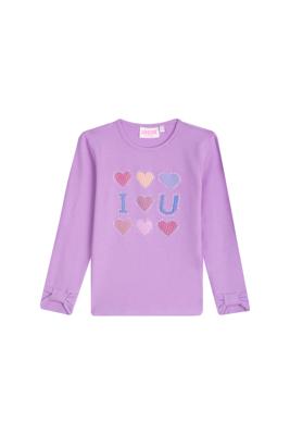 Someone winter t-shirt meisjes - paars - longsleeve - Fauve