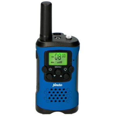 Alecto FR-175BW - Set van twee walkie talkies, tot 7 kilometer bereik, blauw/zwart
