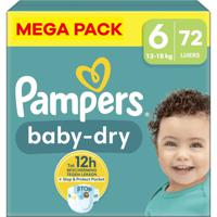 Pampers - Baby Dry - Maat 6 - Mega Pack - 72 luiers - 13/18 KG - thumbnail