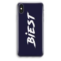 Biest: iPhone XS Max Transparant Hoesje