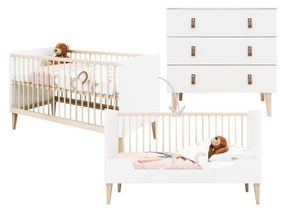 Bopita 2-delige meegroei kamer Indy - wit