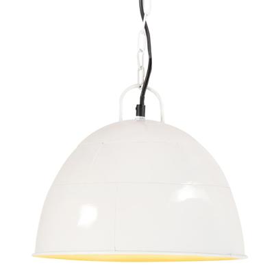 VidaXL Hanglamp industrieel vintage rond 25 w e27 31 cm wit