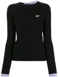 BAPY BY *A BATHING APE® haut en maille à patch poitrine - Noir