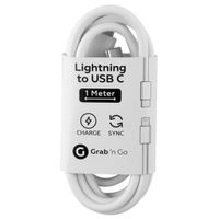 GrabNGo Gng Laadk.usb-c>lightn.1m Wit