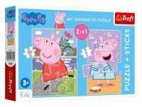 Trefl Peppa Pig puzzel (Puzzel en stickers)
