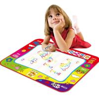 Kinderen regenboog kleur magische Doodle Water tekening Mat met 2 Pen maat: 80 x 60 cm