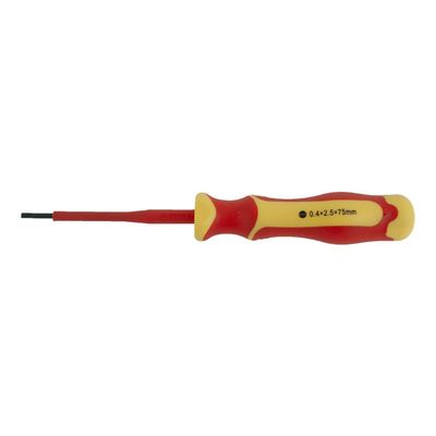 Sleufschroevendraaier 2,5x0,4x75mm VDE geisoleerd