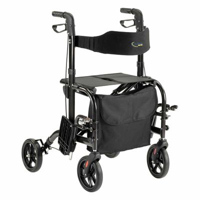 Duo rollator (rollator & rolstoel in 1) | MultiMotion | Maximaal 113 kg | Antraciet | 10050015