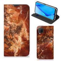 Huawei P40 Lite | Standcase | Marmer Bruin