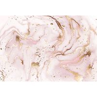 Inductiebeschermer - Marmer Roze Goud - 82x52 cm
