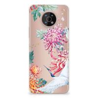 Nokia G50 | TPU Hoesje | Bird Flowers