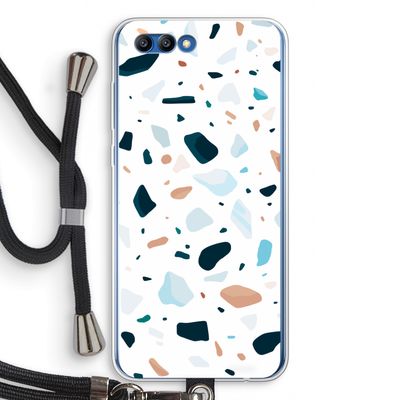 Terrazzo N°13: Honor 10 Transparant Hoesje met koord