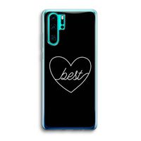 Best heart black: Huawei P30 Pro Transparant Hoesje