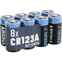 Absina CR123A Speciale batterij Lithium 1300 3 V 8 stuk(s)
