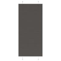 VidaXL Plissé rolgordijn 90x200 cm stofbreedte 89,4 cm polyester zwart