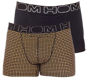 Hom Ho1 boxershort Gary 2-pack zwart-print