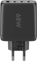 Goobay 64819 oplader voor mobiele apparatuur Hoofdtelefoons, Laptop, Smartphone Zwart AC Snel opladen Binnen - thumbnail