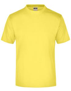 James & Nicholson JN001 Round-T Medium - Yellow - XXL