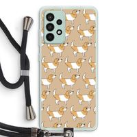 Doggy: Samsung Galaxy A52s 5G Transparant Hoesje met koord