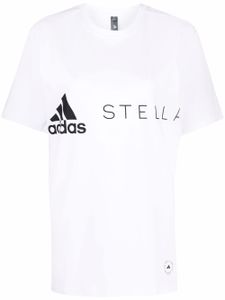 adidas by Stella McCartney t-shirt à logo imprimé - Blanc