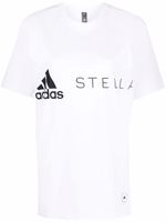 adidas by Stella McCartney t-shirt à logo imprimé - Blanc - thumbnail