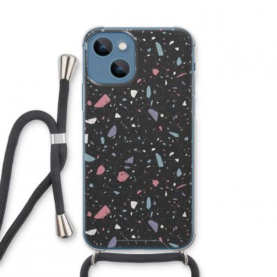 Terrazzo N°16: iPhone 13 mini Transparant Hoesje met koord
