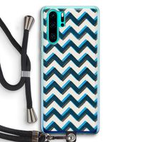 Onderbroken lijn: Huawei P30 Pro Transparant Hoesje met koord