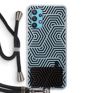 Magic pattern: Samsung Galaxy A32 4G Transparant Hoesje met koord
