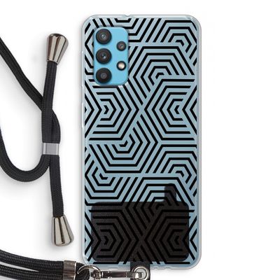 Magic pattern: Samsung Galaxy A32 4G Transparant Hoesje met koord