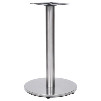 Bistrotafelpoot 45x72 cm roestvrij staal zilverkleurig