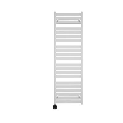 Electrische Wifi Radiator Sanicare HPW Carini Moda 160x60 cm Mat Wit Met Thermostaat Zwart Linksonder