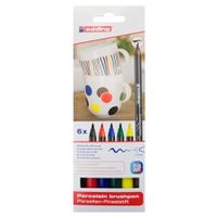 Edding stift 4200 porselein brush fam. 6 stuks